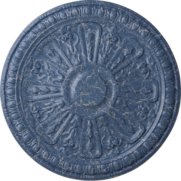 Ekena Millwork Raymond Ceiling Medallion (Fits Canopies up to 5 3/8"), 18"OD x 1 1/4"P, Americana Crackle CM18RA2AMC - main